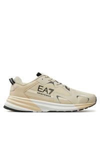 EA7 Emporio Armani Sneakersy X8X156 XK360 U064 Écru. Materiał: materiał #1