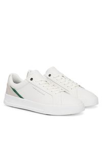 TOMMY HILFIGER - Tommy Hilfiger Sneakersy Th Court FM0FM05879 Biały. Kolor: biały. Materiał: skóra #4
