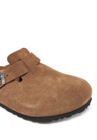 Birkenstock Klapki Boston Sfb 1030814 Brązowy. Kolor: brązowy. Materiał: zamsz, skóra #6