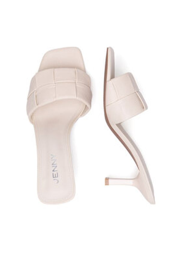Jenny - JENNY Klapki RZ45505413 Beżowy. Kolor: beżowy. Materiał: syntetyk, materiał