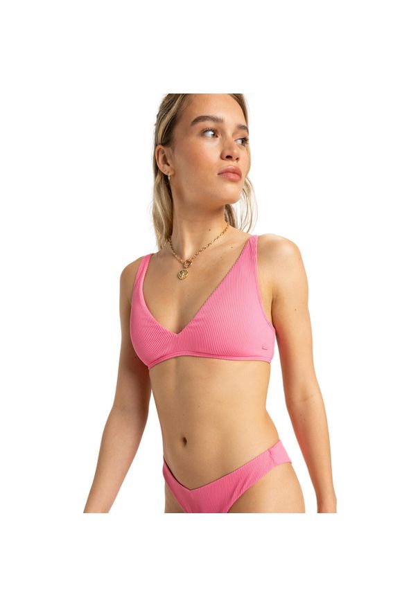 Roxy - Stanik bikini dla Kobiety RIB ROXY LOVE THE OCEANA V. Kolor: różowy. Materiał: nylon, elastan, materiał