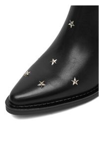 DeeZee Botki 23689-13 Czarny. Kolor: czarny. Materiał: syntetyk, materiał #4