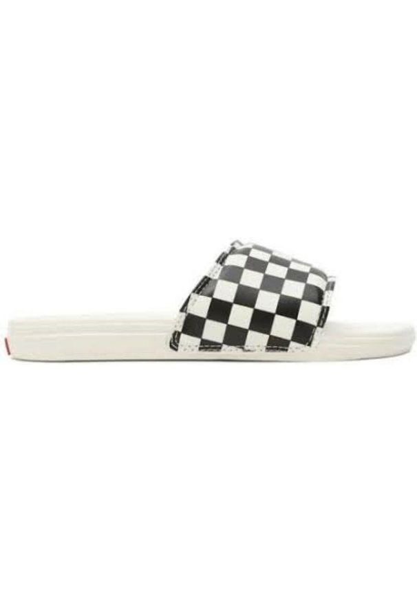 Klapki unisex Vans WM LA Costa Slideon. Okazja: na plażę. Kolor: biały. Materiał: materiał, syntetyk. Styl: sportowy