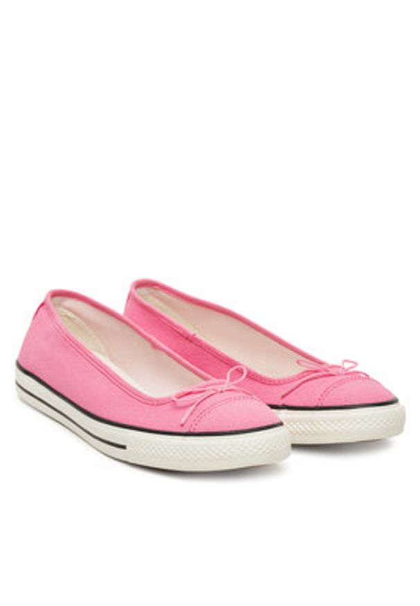 Converse Baleriny Chuck Taylor All Star Dainty Ballerina A16212C Różowy. Kolor: różowy. Materiał: materiał