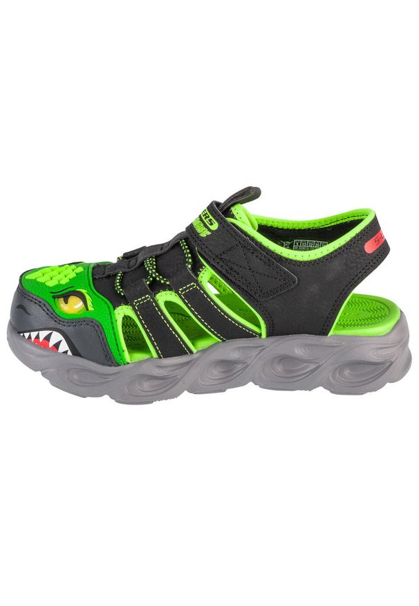 skechers - Sandały chłopięce, Thermo-Splash - Hydro-Flare. Kolor: czarny