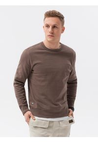 Ombre Clothing - Zestaw bluz bawełnianych bez kaptura - mix 2-pak V2 Z37 - XXL. Okazja: na co dzień. Typ kołnierza: bez kaptura. Kolor: szary. Materiał: bawełna. Styl: casual, klasyczny #3