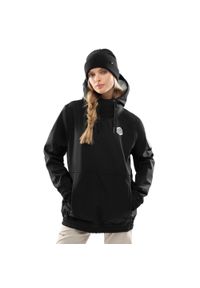 SIROKO - Kurtka snowboardowa damska W1-W Skywalk. Kolor: czarny. Materiał: softshell, materiał. Sezon: zima. Sport: snowboard #1