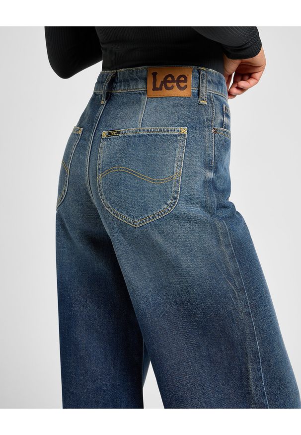 Lee - LEE DAMSKIE SPODNIE JEANSOWE DZWONY STELLA A LINE SHARED INTEREST 112355241 L31S016276