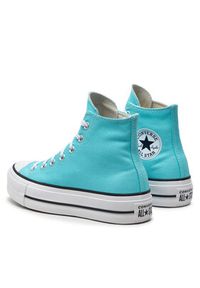 Converse Trampki Chuck Taylor All Star Lift A07570C Niebieski. Kolor: niebieski. Materiał: materiał