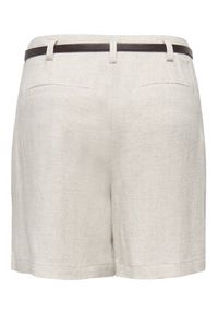 only - ONLY Szorty materiałowe Siesta 15367413 Beżowy Regular Fit. Kolor: beżowy. Materiał: wiskoza #2