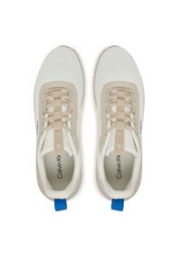 Calvin Klein Jeans Sneakersy Eva Runner Mix Ny YM0YM01387 Biały. Kolor: biały. Materiał: materiał #4