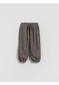 Reserved - Spodnie sztruksowe - ciemnoszary. Kolor: szary. Materiał: sztruks