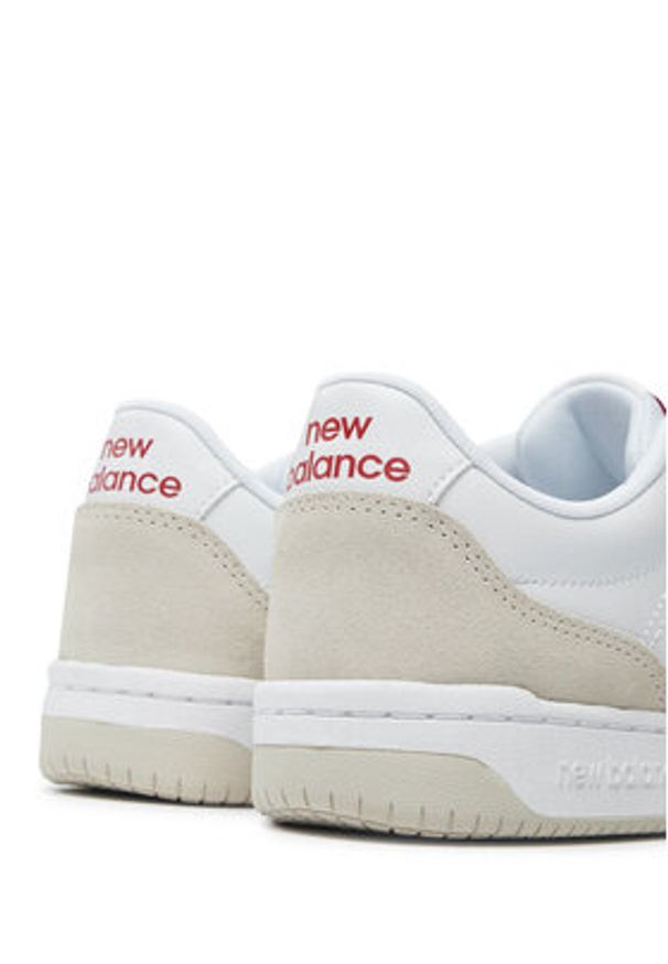 New Balance Sneakersy BB80RTB Biały. Kolor: biały. Materiał: skóra