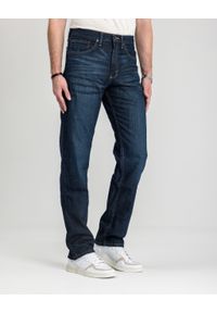 Męskie Spodnie Jeansowe Wrangler Relaxed Fit Blackened Indigo 112352957. Okazja: na co dzień, do pracy. Styl: casual, elegancki, klasyczny #8