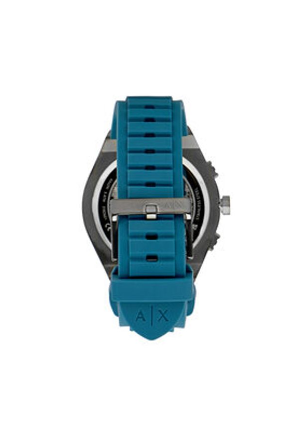 Armani Exchange Zegarek Sync AX4291 Granatowy. Kolor: niebieski. Materiał: syntetyk