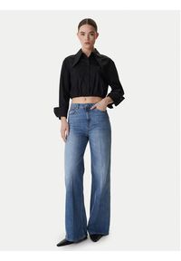 Vero Moda Koszula Melli 10330520 Czarny Regular Fit. Kolor: czarny. Materiał: bawełna #5