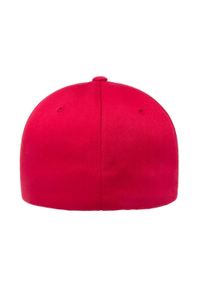 FLEXFIT - Czapka Z Daszkiem Dziecięca Wooly Combed. Kolor: czerwony