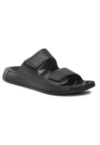 ecco - Klapki damskie Ecco 50090401001. Kolor: wielokolorowy. Materiał: materiał, skóra