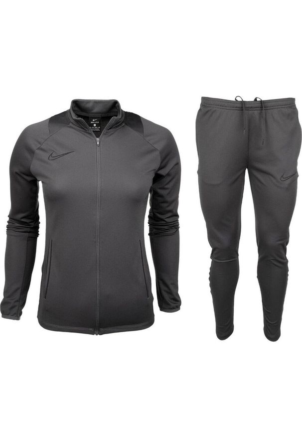 Dres sportowy damski Nike Dry Acd21 Trk Suit. Kolor: szary. Materiał: dresówka