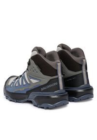 salomon - Salomon Trekkingi X Ultra 360 Mid GTX L45390700 Szary. Kolor: szary. Materiał: skóra #4