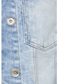 Vero Moda kurtka jeansowa damska przejściowa. Okazja: na co dzień. Kolor: niebieski. Materiał: jeans. Styl: casual