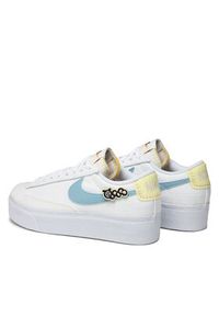Nike Sneakersy Blazer Low Platform Se DJ6376 100 Biały. Kolor: biały. Materiał: materiał. Obcas: na platformie #5