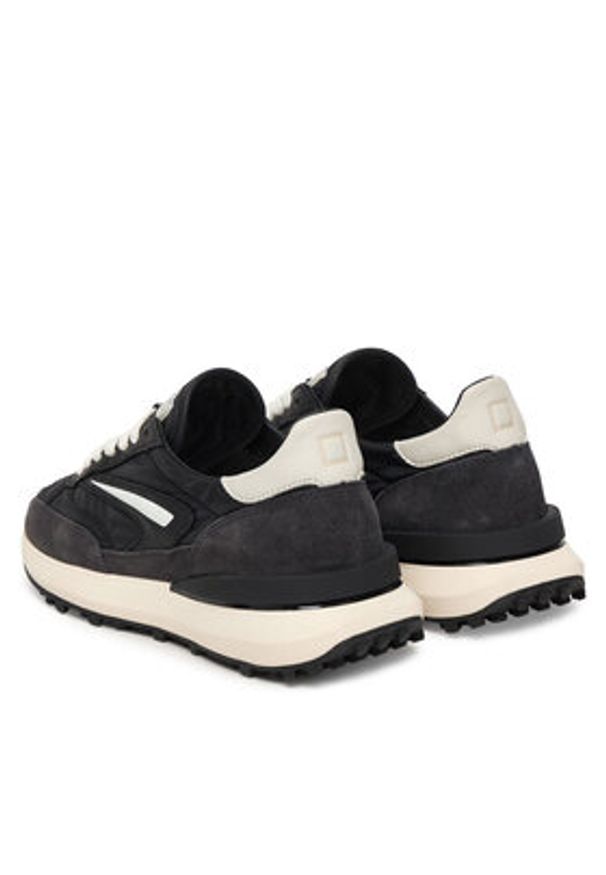 D.A.T.E. Sneakersy Athleta W441-AT-NY Czarny. Kolor: czarny. Materiał: skóra, zamsz