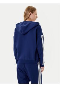 Adidas - adidas Bluza Essentials 3-Stripes JY3083 Niebieski Regular Fit. Kolor: niebieski. Materiał: syntetyk, bawełna #5