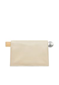 JACQUEMUS Torebka La Pochette Rond 24E233BA356-3171 Écru. Materiał: skórzane #5
