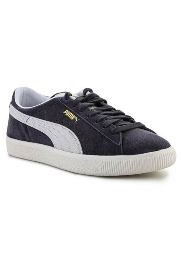 Buty do chodzenia męskie Puma Suede Vtg Rdl Lb. Zapięcie: sznurówki. Kolor: biały, wielokolorowy, czarny. Materiał: zamsz, materiał, syntetyk, tkanina. Szerokość cholewki: normalna. Model: Puma Suede. Sport: turystyka piesza