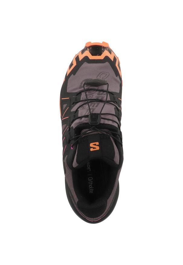 salomon - Buty do biegania damskie Salomon Speedcross 6 Gtx Gore-tex. Kolor: szary. Materiał: materiał. Szerokość cholewki: normalna. Technologia: Gore-Tex. Model: Salomon Speedcross