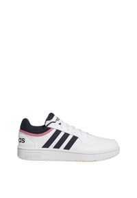 Buty do chodzenia Adidas Hoops 3.0 Mid Lifestyle Basketball Low Shoes. Kolor: biały, wielokolorowy, czarny. Sport: turystyka piesza, koszykówka