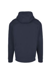 BUILD YOUR BRAND - Bluza Z Kapturem Unisex Dla Dorosłych Pełen Suwak Basic. Typ kołnierza: kaptur. Kolor: niebieski