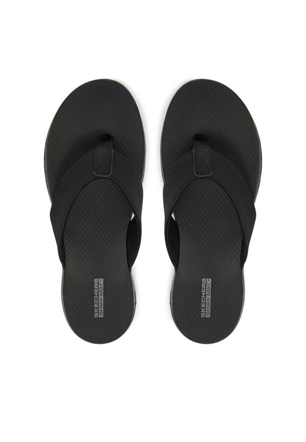 skechers - Japonki Skechers. Kolor: czarny