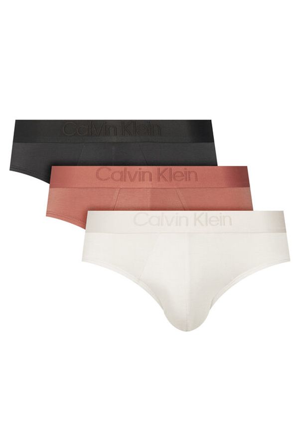Calvin Klein Underwear Komplet slipów 000NB3650A Kolorowy. Materiał: lyocell. Wzór: kolorowy
