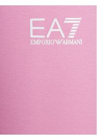 EA7 Emporio Armani Legginsy 8NFP01 FJ01Z 1432 Różowy Slim Fit. Kolor: różowy. Materiał: bawełna #3