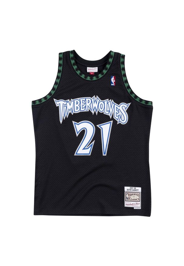 Mitchell & Ness - koszulka kevin garnett. Kolor: czarny. Sport: koszykówka, fitness