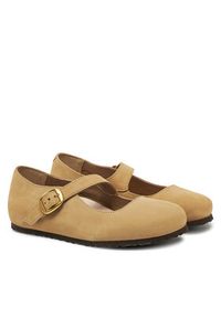 Birkenstock Baleriny Tracy 1029776 Beżowy. Kolor: beżowy. Materiał: nubuk, skóra