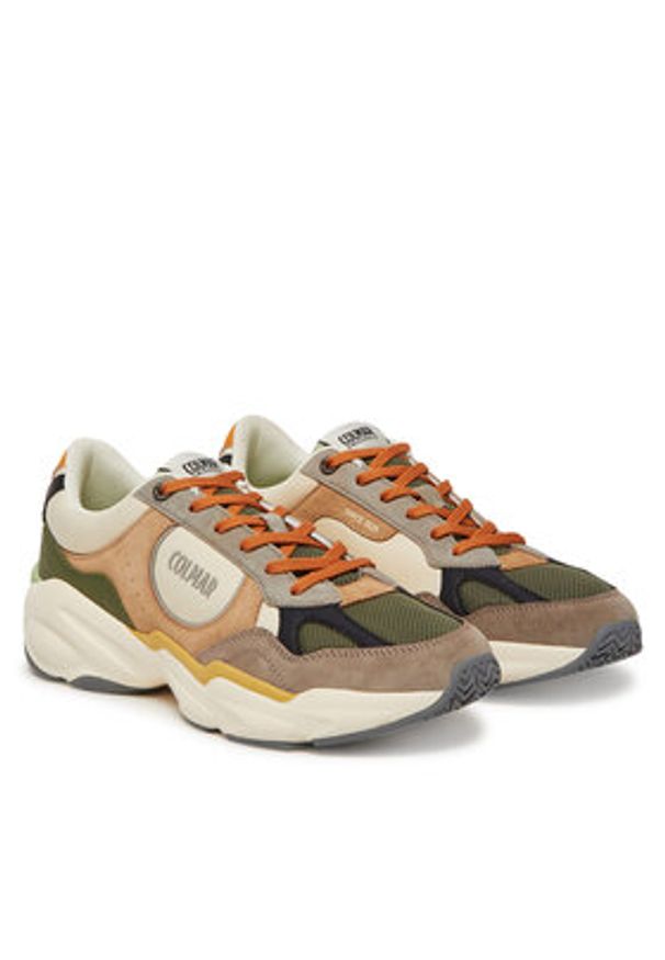 Colmar Sneakersy Dexter SS25/025 Brązowy. Kolor: brązowy. Materiał: zamsz, skóra