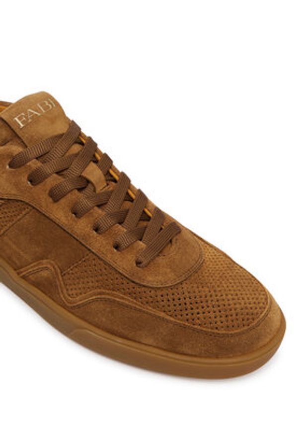 Fabi Sneakersy FU1320.A00PUNVEL814 Brązowy. Kolor: brązowy. Materiał: zamsz, skóra