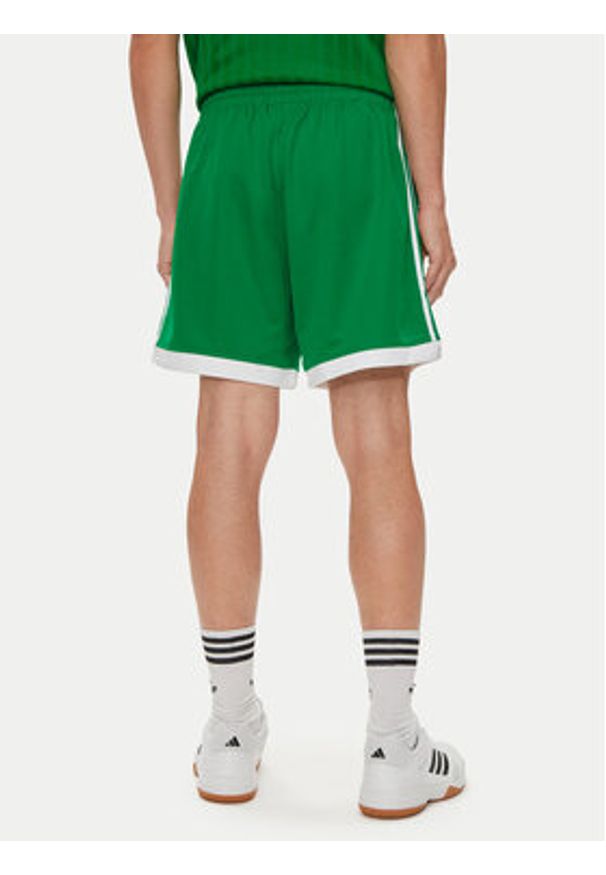Adidas - adidas Szorty sportowe Mock Eyelet IZ2448 Zielony Regular Fit. Kolor: zielony. Materiał: syntetyk. Styl: sportowy