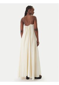 Eleh Sukienka letnia SS260102 Écru Regular Fit. Materiał: lyocell. Sezon: lato #4
