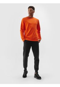 4f - Spodnie dresowe joggery męskie. Kolor: czarny. Materiał: dresówka #1