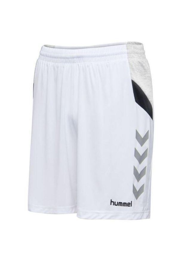 Hummel Tech Jr Szorty Dziecięce Białe 152 - Oddychające i Zrównoważone. Okazja: na uczelnię. Kolor: biały. Styl: sportowy. Sport: joga i pilates