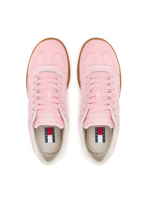 Tommy Jeans Sneakersy The Greenwich Textile EN0EN02805 Różowy. Kolor: różowy. Materiał: materiał
