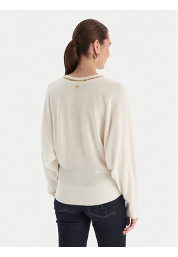 Marciano Guess Sweter 5BGR02 5782Z Écru Regular Fit. Materiał: syntetyk