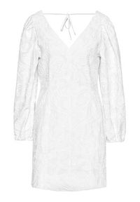 Samsoe & Samsoe - Samsøe Samsøe Sukienka letnia Anai F21100062 Biały Regular Fit. Okazja: na co dzień. Kolor: biały. Materiał: bawełna. Sezon: lato. Typ sukienki: proste. Styl: casual #4