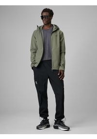 4f - 4F Kurtka softshell wiatroodporna membrana 5000 męska - khaki 3XL. Kolor: brązowy, oliwkowy, wielokolorowy. Materiał: softshell #2