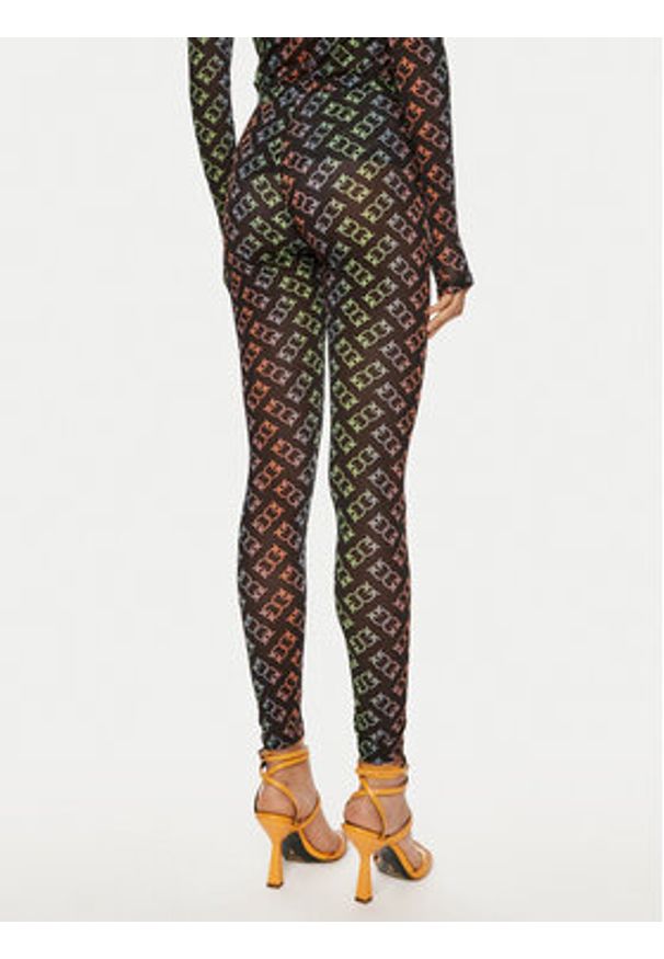 Pinko Legginsy Ginseng 100246 A1ZY Czarny Slim Fit. Kolor: czarny. Materiał: syntetyk