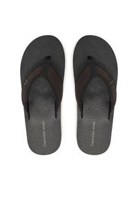 Calvin Klein Jeans Japonki Thong+ Cv YM0YM01235 Czarny. Kolor: czarny. Materiał: materiał